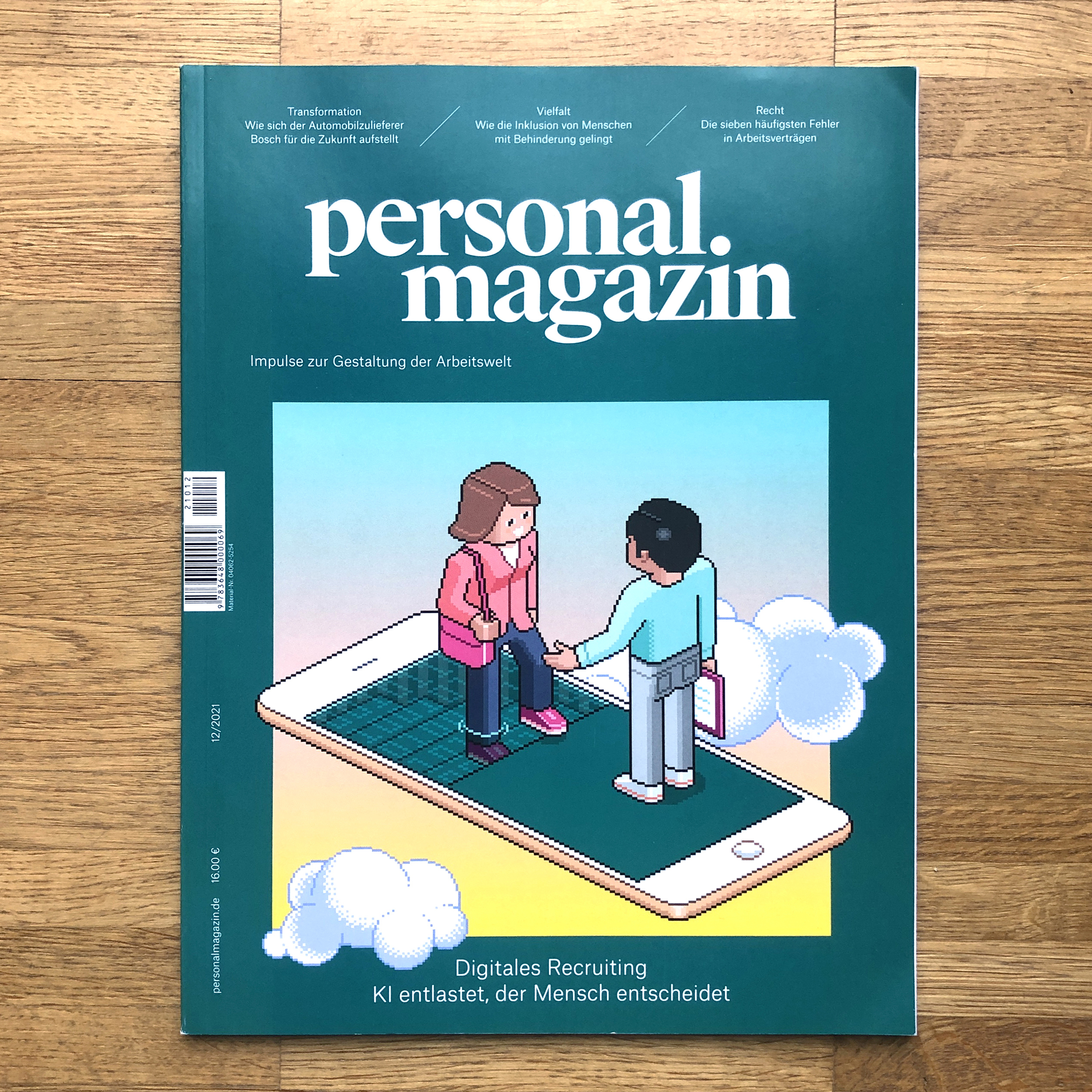Cover Illustration für Personal Magazin