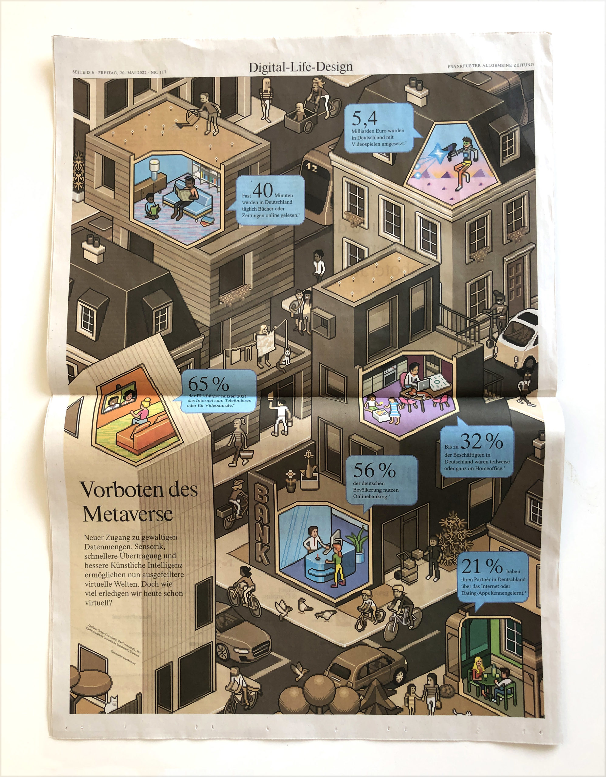 Full Page Illustration for the Frankfurter Allgemeine Sonntagszeitung