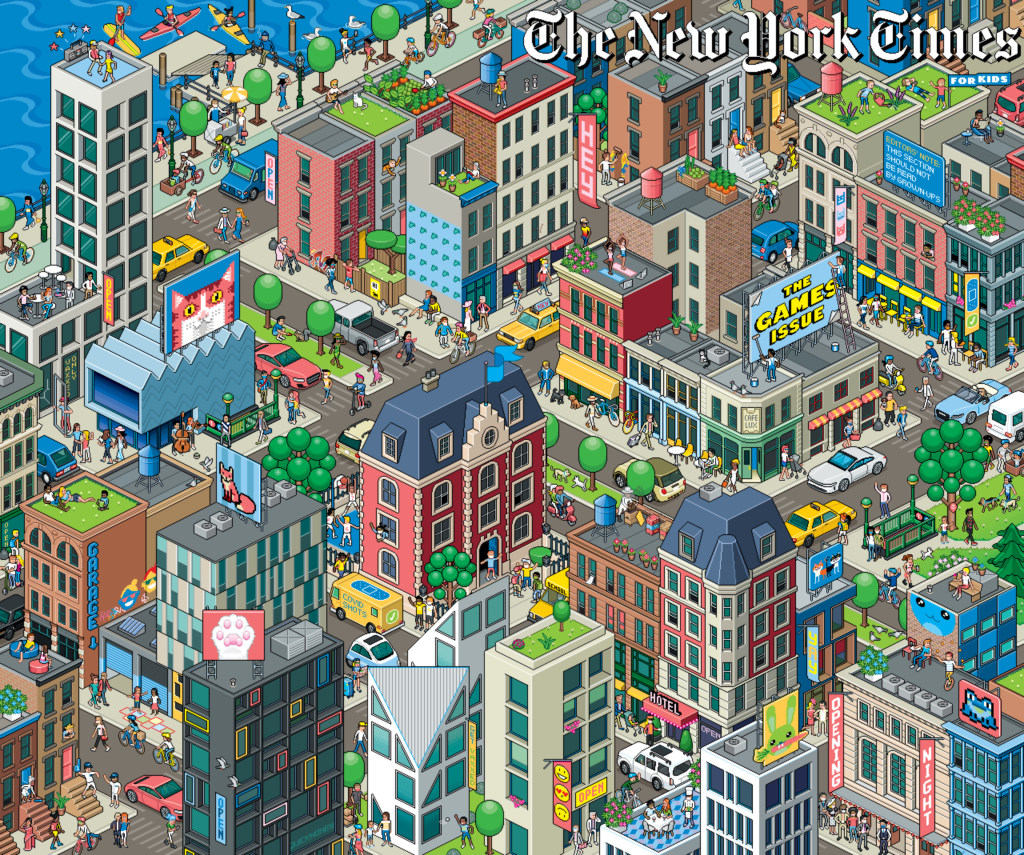 Cover For The New York Times Kids Section 