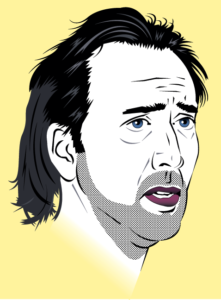 Nicolas Cage sad - Nagel Style | QuickHoney